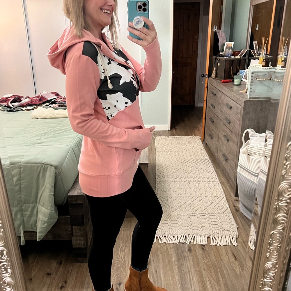 NWT Ampersand Ave Can’t Be Tamed Half Zip Medium - Picture 3 of 12